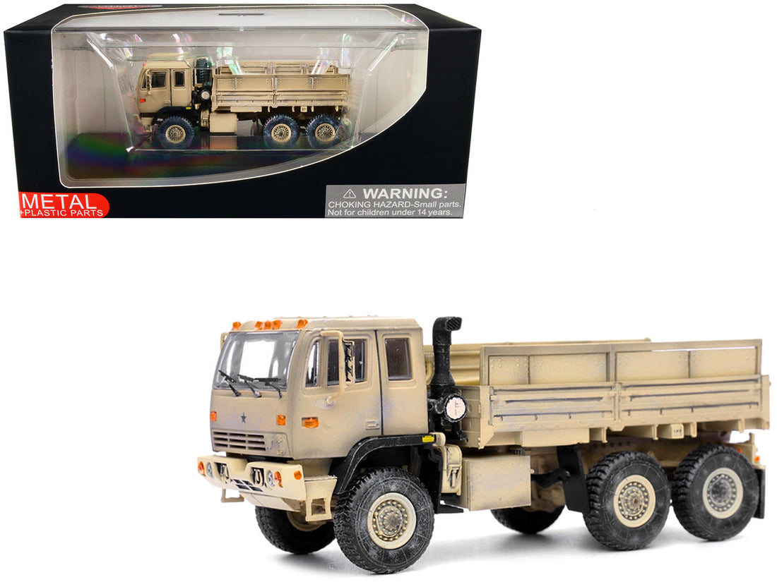 M1083 MTV (Medium Tactical Vehicle) Standard Cargo Truck Desert Camouflage "US Army" "Armor Premium" Series 1/72 Diecast Model by Panzerkampf-0