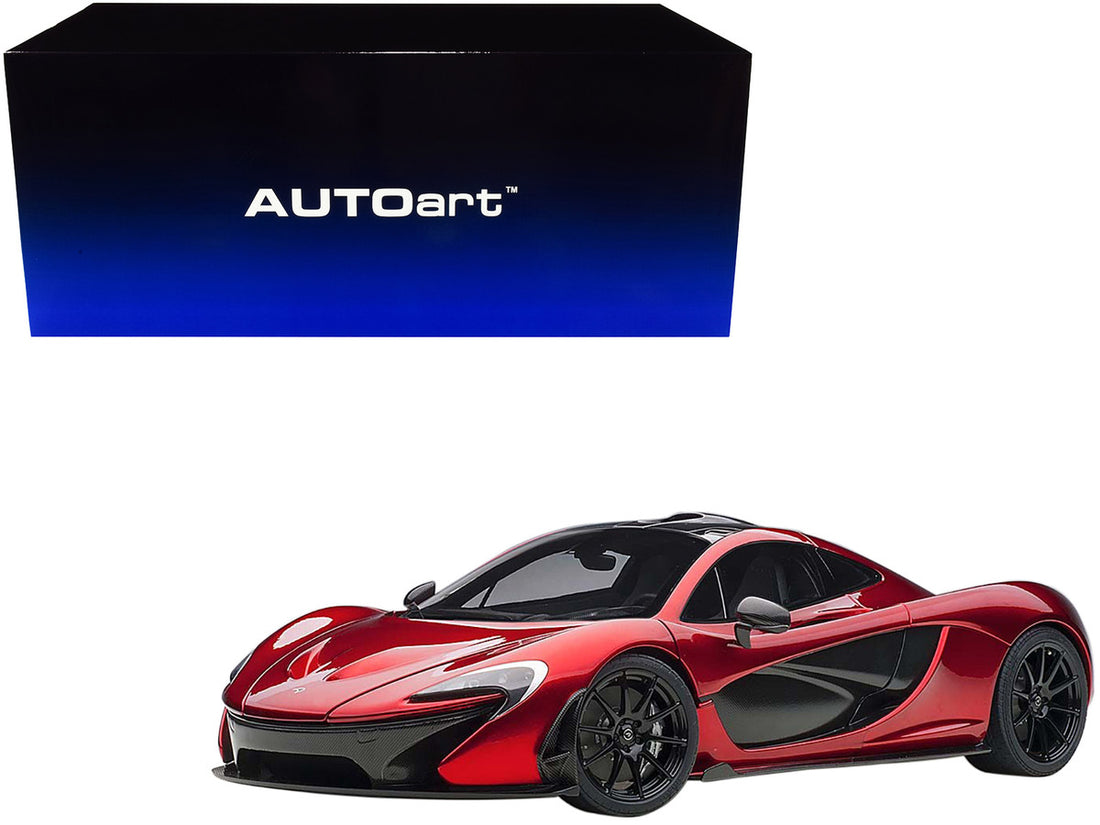 Mclaren P1 Volcano Red with Carbon Top 1/12 Model Car by Autoart-0