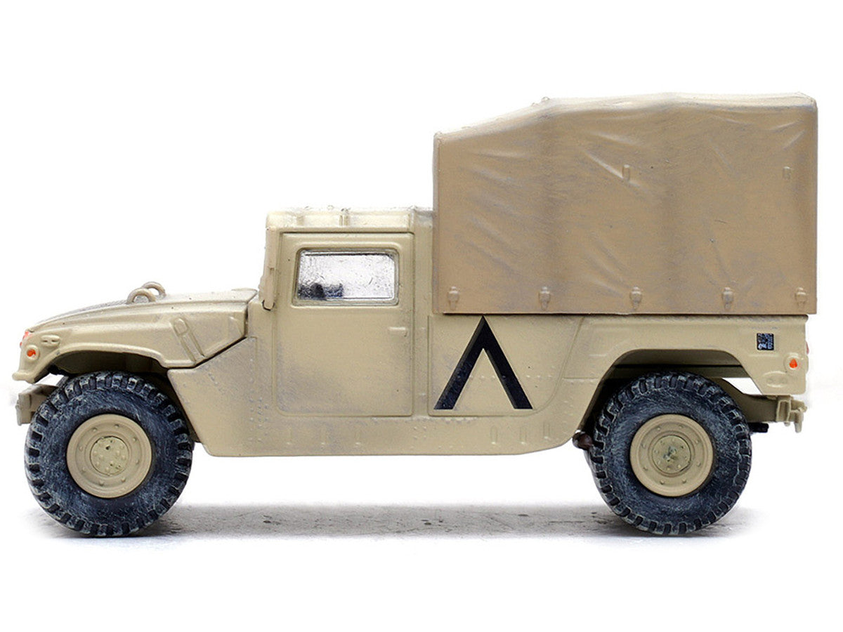 M998 HMMWV "1st Battalion 37th Armored Regiment 3rd Combat Brigade 1st Armored Division Gulf War Iraq" (1991) United States Army "Military Miniature" Series 1/64 Diecast Model by Panzerkampf-0