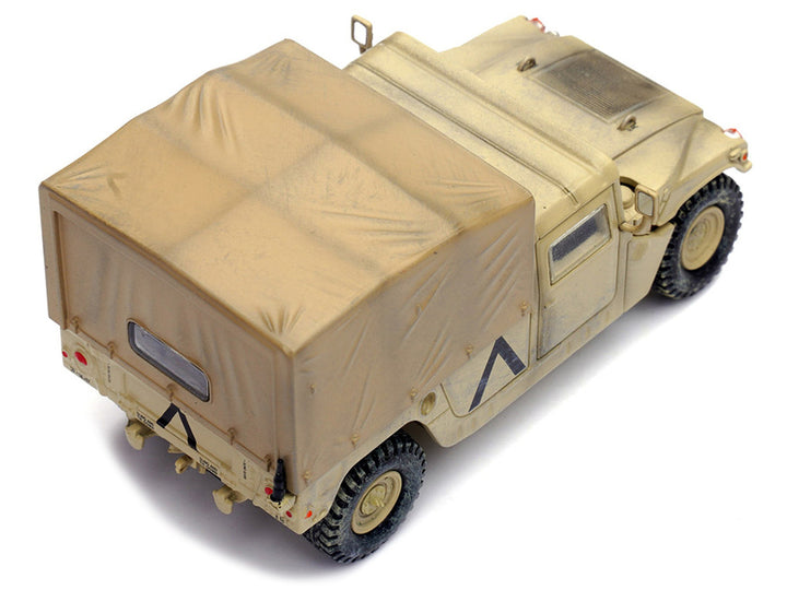 M998 HMMWV "1st Battalion 37th Armored Regiment 3rd Combat Brigade 1st Armored Division Gulf War Iraq" (1991) United States Army "Military Miniature" Series 1/64 Diecast Model by Panzerkampf-1