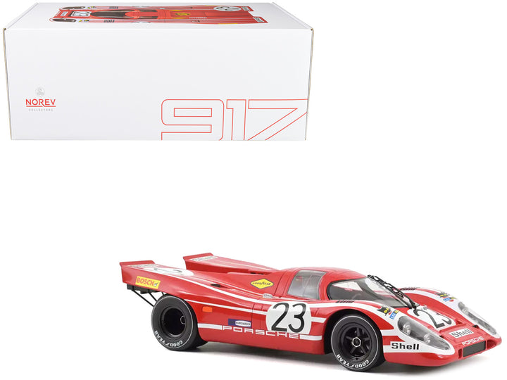 Porsche 917K #23 Hans Herrmann - Richard Attwood Winner "24 Hours of Le Mans" (1970) 1/12 Diecast Model Car by Norev-0