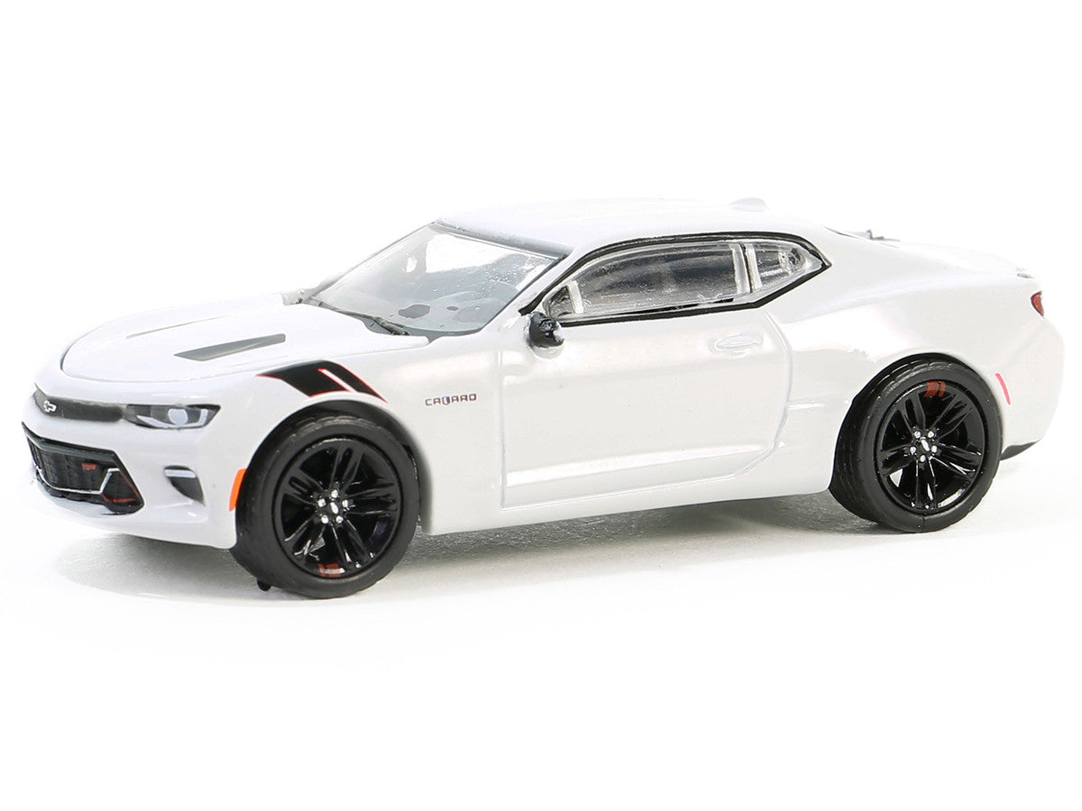 2018 Chevrolet Camaro SS Redline Edition Silver Ice Metallic "GreenLight Muscle" Series 28 1/64 Diecast Model Car by Greenlight-0