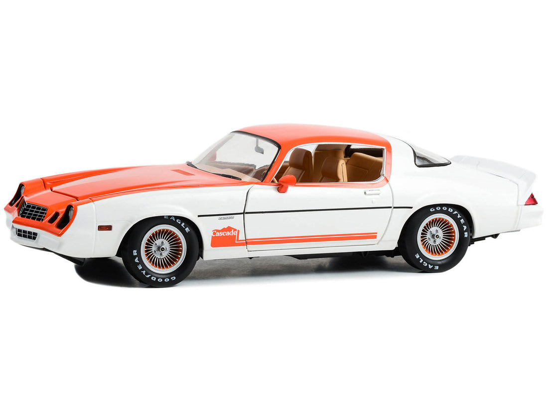 1979 Chevrolet Camaro Cascade Edition White and Orange "Oregon and Washington Limited Edition" 1/18 Diecast Model Car by Greenlight-0