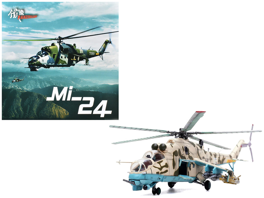 Mil Mi-24V Hind Attack Helicopter "#05 Kandahar Afghanistan" (1986) Soviet Air Force 1/72 Diecast Model by Panzerkampf-0