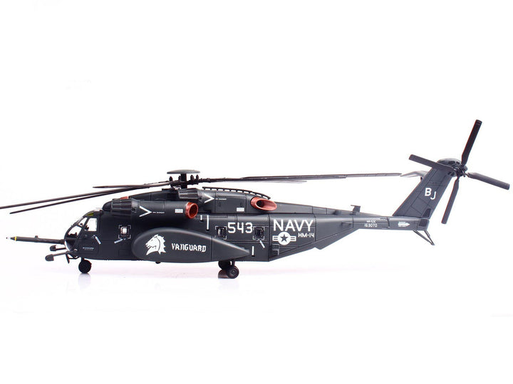 Sikorsky MH-53E Sea Dragon Helicopter "United States Navy Vanguard Tail Number 543" Dark Gray 1/72 Diecast Model by Panzerkampf-0
