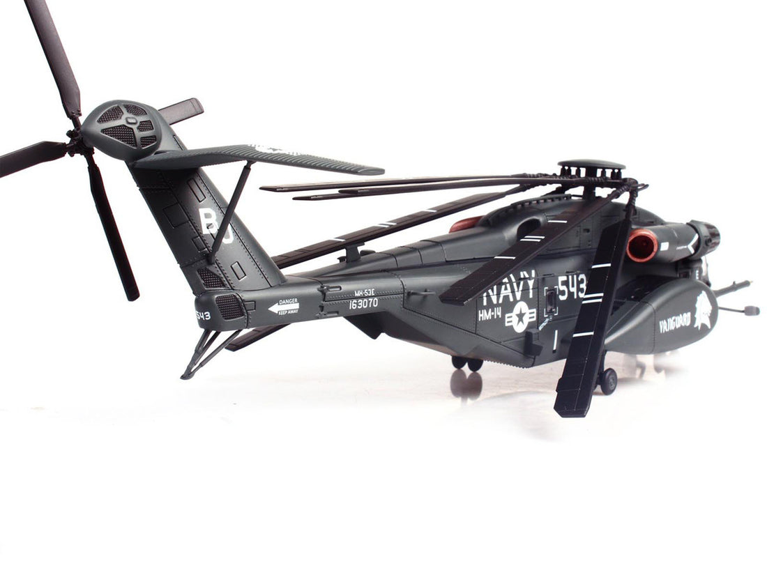 Sikorsky MH-53E Sea Dragon Helicopter "United States Navy Vanguard Tail Number 543" Dark Gray 1/72 Diecast Model by Panzerkampf-3