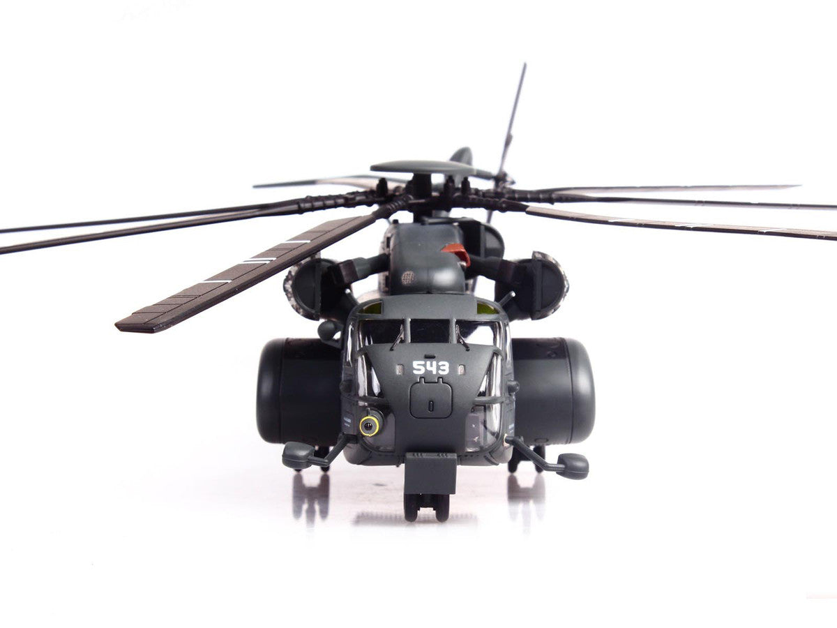 Sikorsky MH-53E Sea Dragon Helicopter "United States Navy Vanguard Tail Number 543" Dark Gray 1/72 Diecast Model by Panzerkampf-1