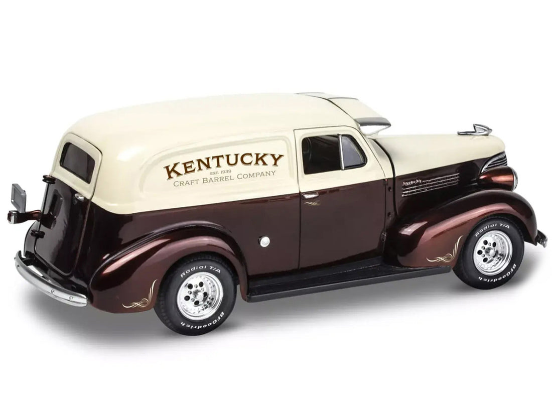 Level 4 Model Kit 1939 Chevrolet Sedan Delivery with Barrel Accessories 1/24 Scale Model by Revell-2