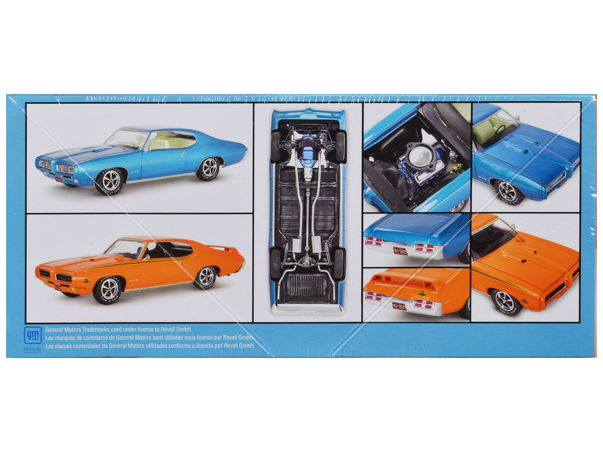Level 4 Model Kit 1969 Pontiac GTO 2-in-1 Kit 1/24 Scale Model by Revell-2