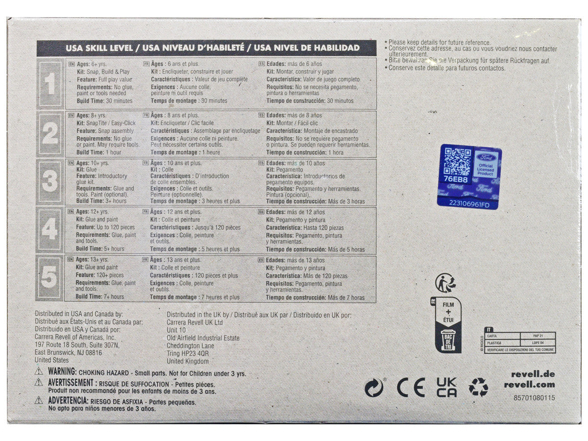 Level 5 Model Kit Lincoln Mark VII LSC Pro Street 1/25 Scale Model by Revell-3