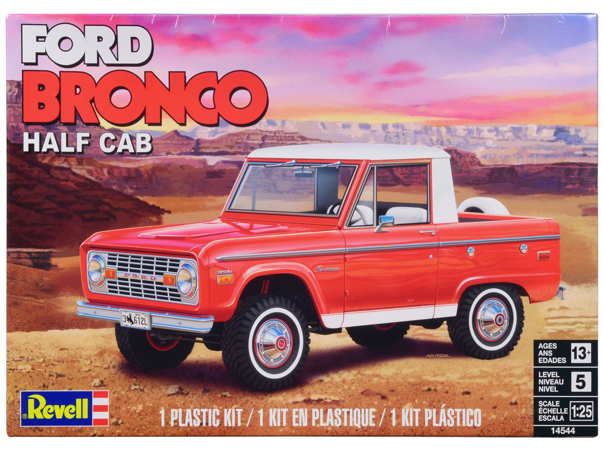 Level 5 Model Kit Ford Bronco Half Cab 1/25 Scale Model by Revell-0