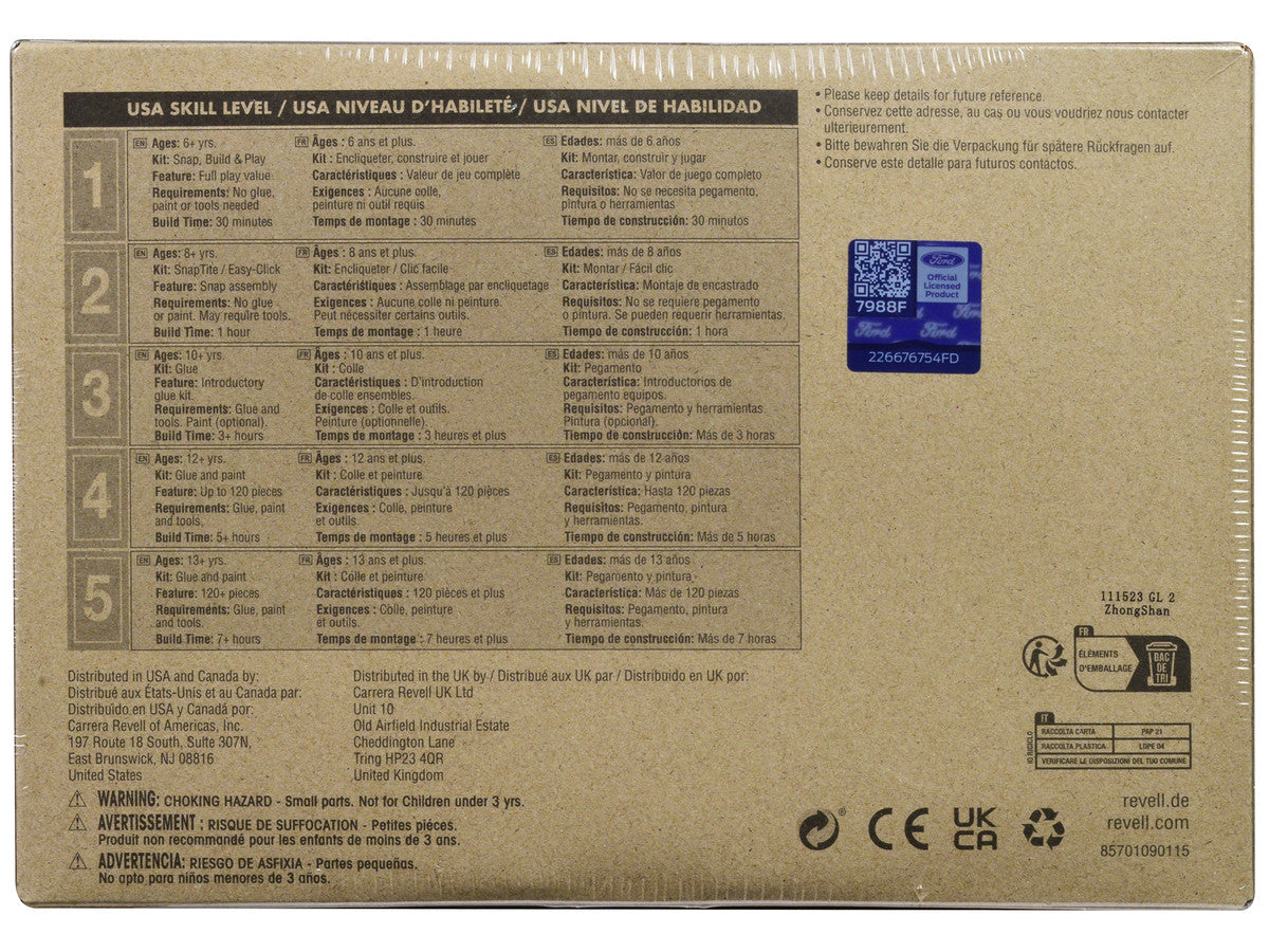 Level 5 Model Kit Ford Bronco Half Cab 1/25 Scale Model by Revell-3