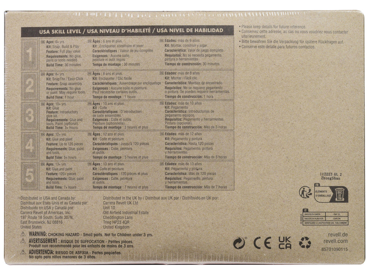 Level 4 Model Kit 1968 Pontiac Firebird 400 2-in-1 Kit 1/25 Scale Model by Revell-4