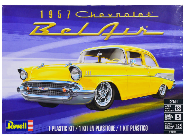 Level 5 Model Kit 1957 Chevrolet Bel Air 2-in-1 Kit 1/25 Scale Model by Revell-0