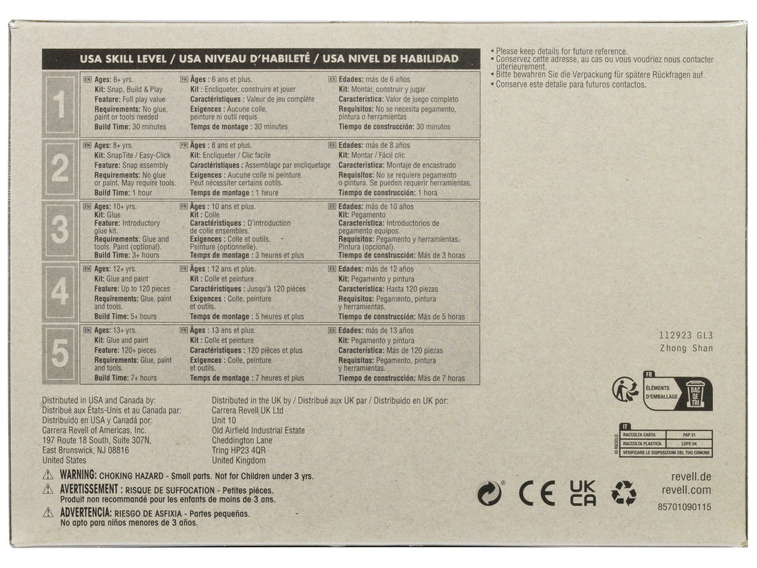 Level 4 Model Kit 1964 Chevrolet Impala SS Lowrider 1/25 Scale Model by Revell-3