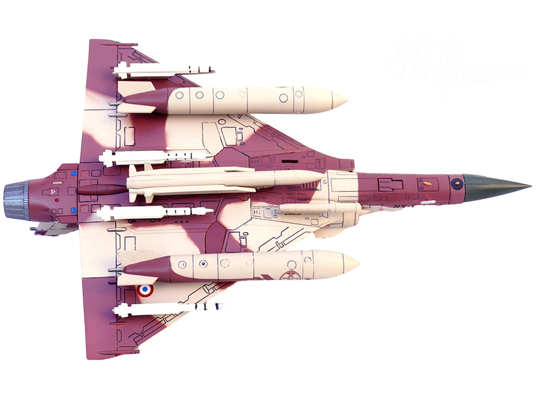 Dassault Mirage 2000D Fighter Aircraft "133 Couteau Delta Nancy-Ochey AB" French Air Force "Wing" Series 1/72 Diecast Model by Panzerkampf-3