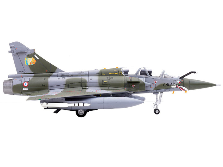 Dassault Mirage 2000N Fighter Aircraft "Escadron de Chasse 2/4 La Fayette Luxeuil" (2004) French Air Force "Wing" Series 1/72 Diecast Model by Panzerkampf-1