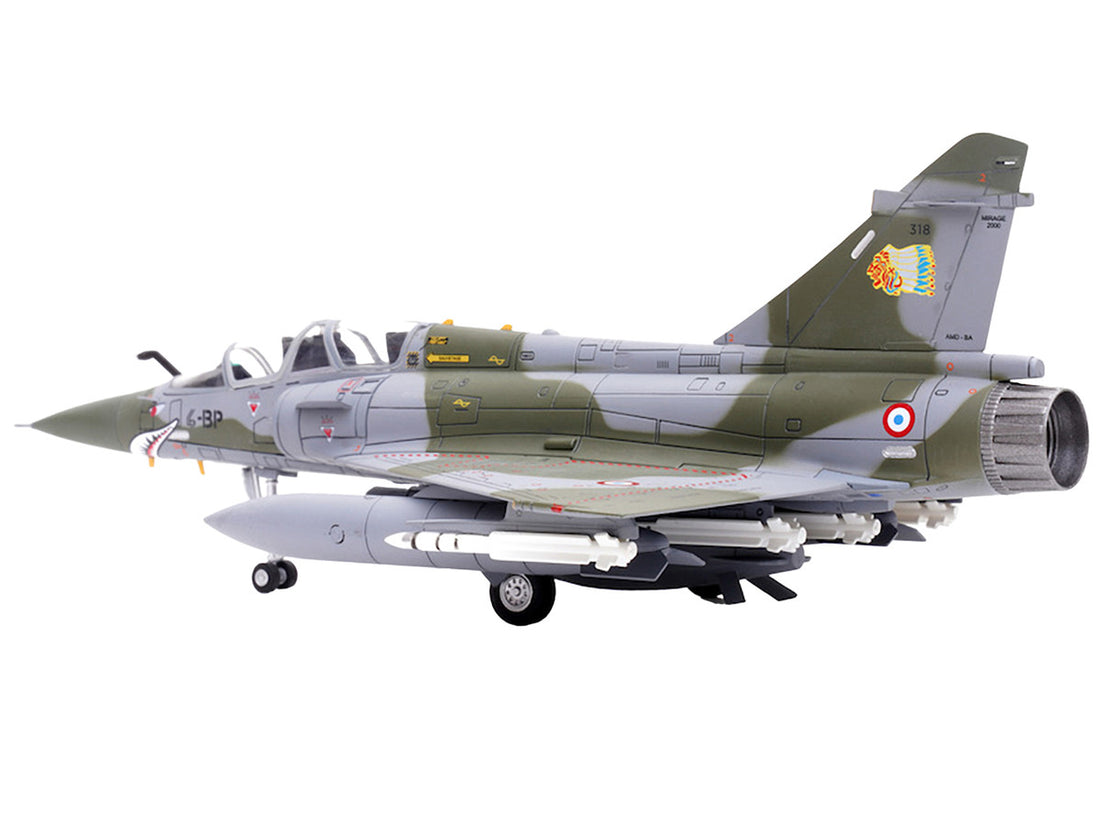 Dassault Mirage 2000N Fighter Aircraft "Escadron de Chasse 2/4 La Fayette Luxeuil" (2004) French Air Force "Wing" Series 1/72 Diecast Model by Panzerkampf-3