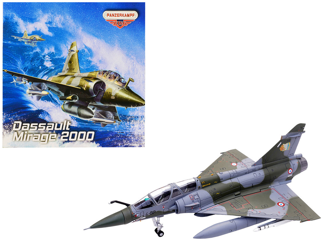 Dassault Mirage 2000N Fighter Aircraft "Escadron de Chasse 2/4 La Fayette Luxeuil" (2004) French Air Force "Wing" Series 1/72 Diecast Model by Panzerkampf-0