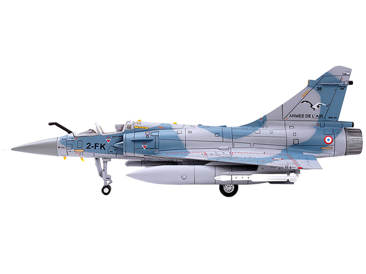 Dassault Mirage 2000-5F Fighter Aircraft "2-FK Cigognes" French Air Force "Wing" Series 1/72 Diecast Model by Panzerkampf-1