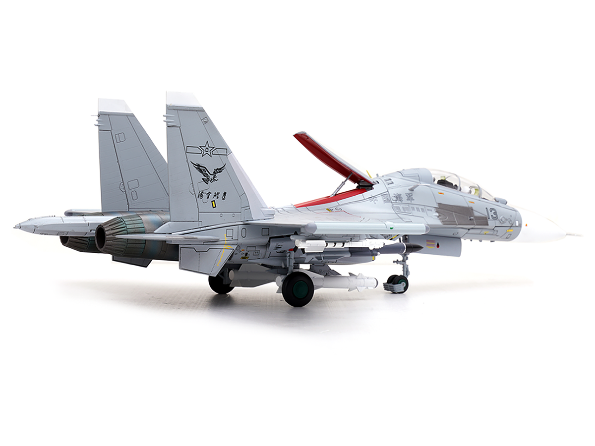 Sukhoi Su-30MKK Flanker-G Fighter Aircraft #13 "People's Liberation Army (PLA) Naval Aviation's Sea and Air Eagle Regiment" Chinese Air Force "Wing" Series 1/72 Diecast Model by Panzerkampf-3