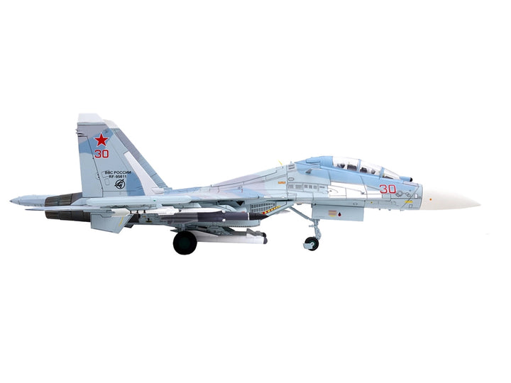 Sukhoi Su-30M2 Flanker-C Fighter Aircraft #30 "Russian Air Force" "Wing" Series 1/72 Diecast Model by Panzerkampf-1