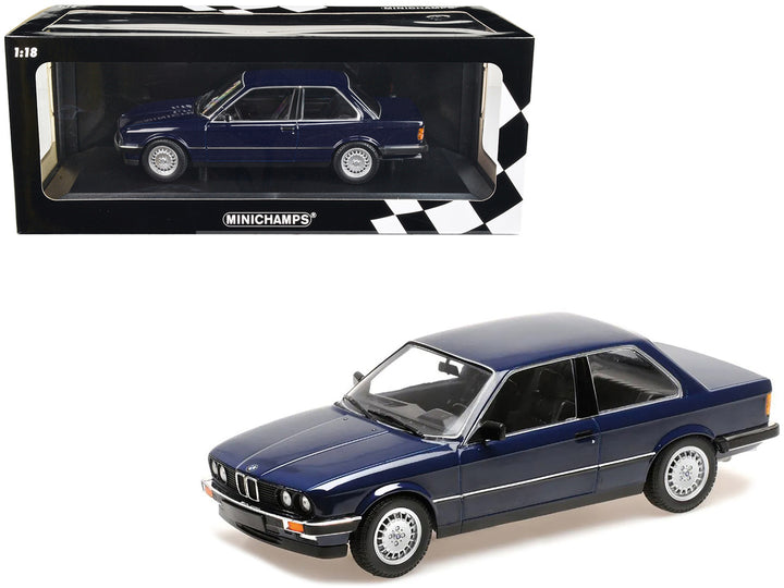 1982 BMW 323i Saturn Blue 1/18 Diecast Model Car by Minichamps-0