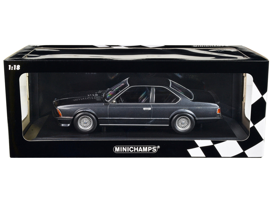 1982 BMW 635 CSi Gray Metallic 1/18 Diecast Model Car by Minichamps-0