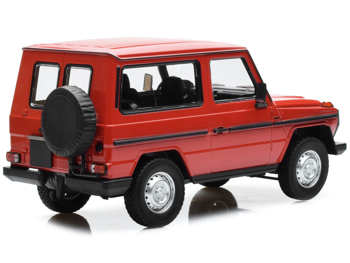 1980 Mercedes-Benz G-Model (SWB) Red with Black Stripes Limited Edition to 504 pieces Worldwide 1/18 Diecast Model Car by Minichamps-2