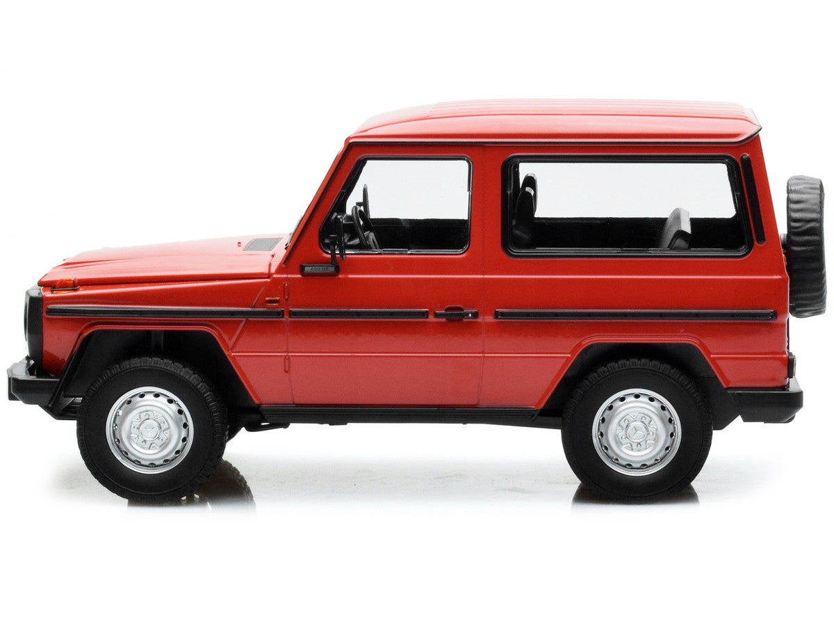 1980 Mercedes-Benz G-Model (SWB) Red with Black Stripes Limited Edition to 504 pieces Worldwide 1/18 Diecast Model Car by Minichamps-1