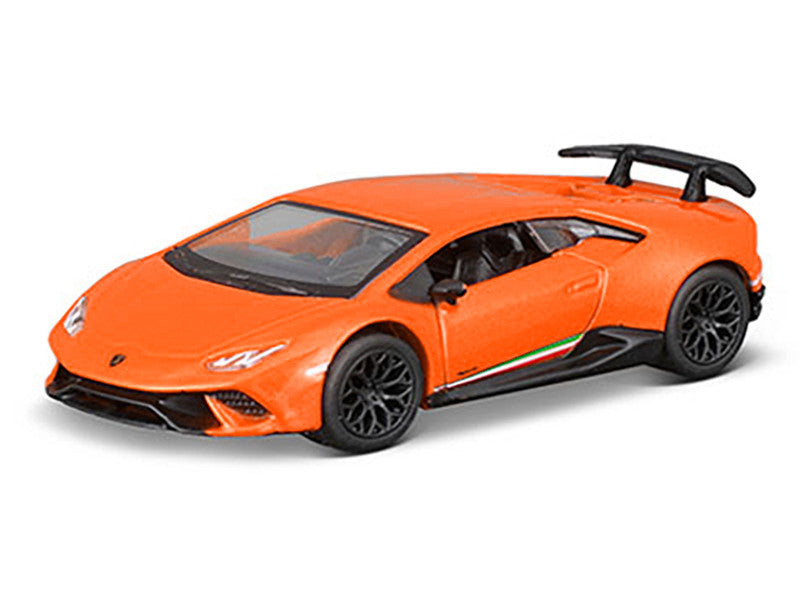 Lamborghini Huracan Performante Orange "Speed Icons" Series 1/64 Diecast Model Car by Maisto-0