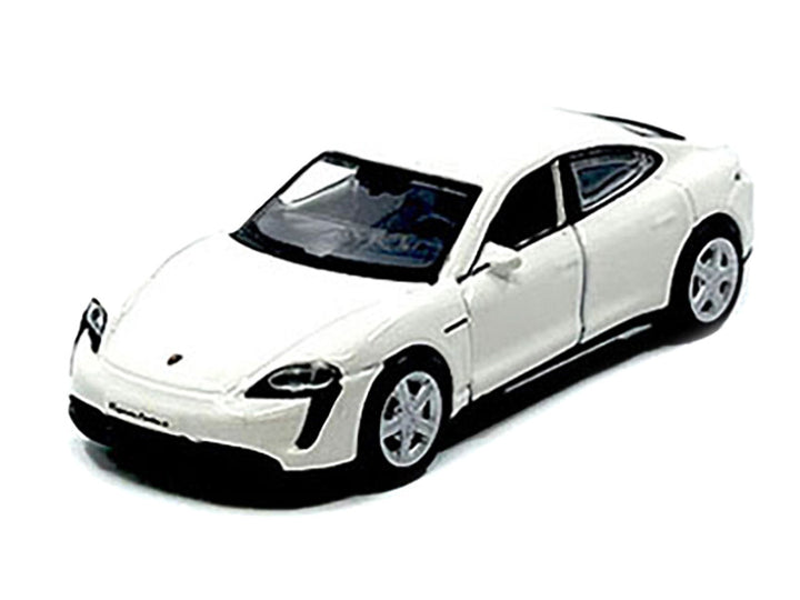 Porsche Taycan Turbo S White "Speed Icons" Series 1/64 Diecast Model Car by Maisto-0