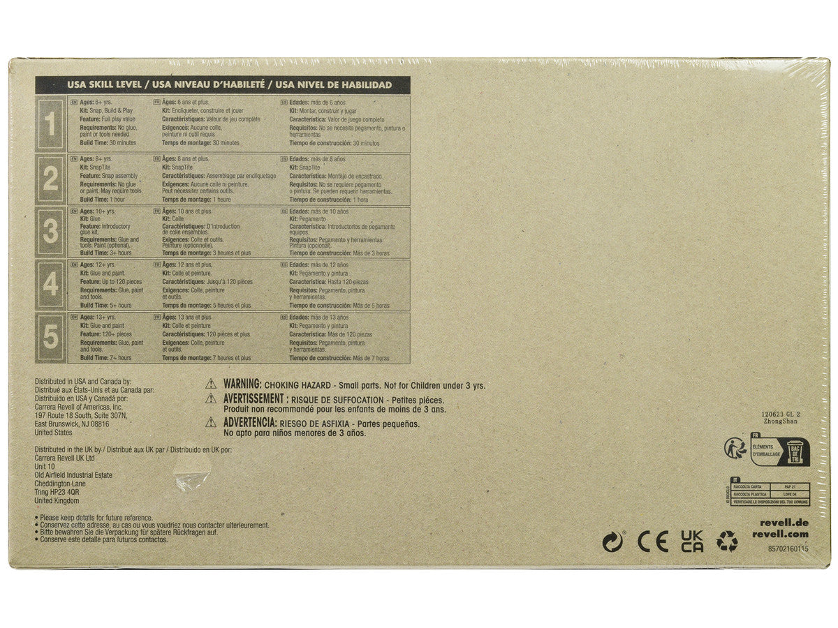 Level 4 Model Kit Messerschmitt Bf 109G-10 Fighter Aircraft "Germany's Famous World War II Fighter" 1/48 Scale Model by Revell-3