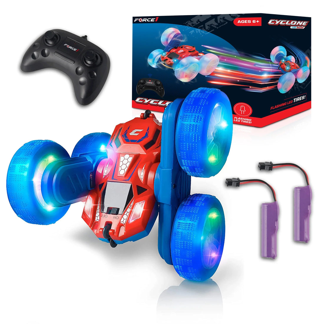 Forece1 Cyclone LED Remote Control (RC) Stunt Car