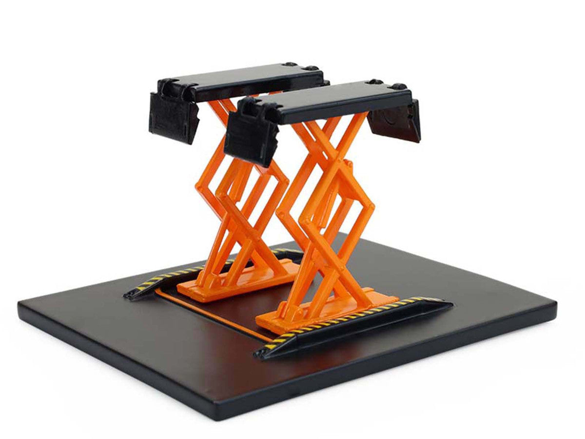 Automotive "Double Scissor Lifts" Series #2 Set of 3 pieces 1/64 Diecast Models by Greenlight
