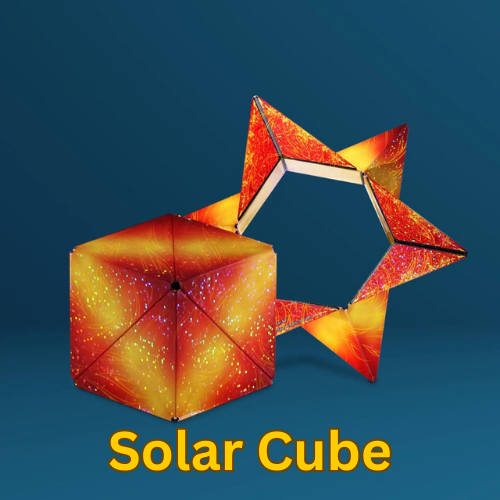 Shashibo Holographic Series - Puzzle cube. Best games of 2023. Solar design cube 2.