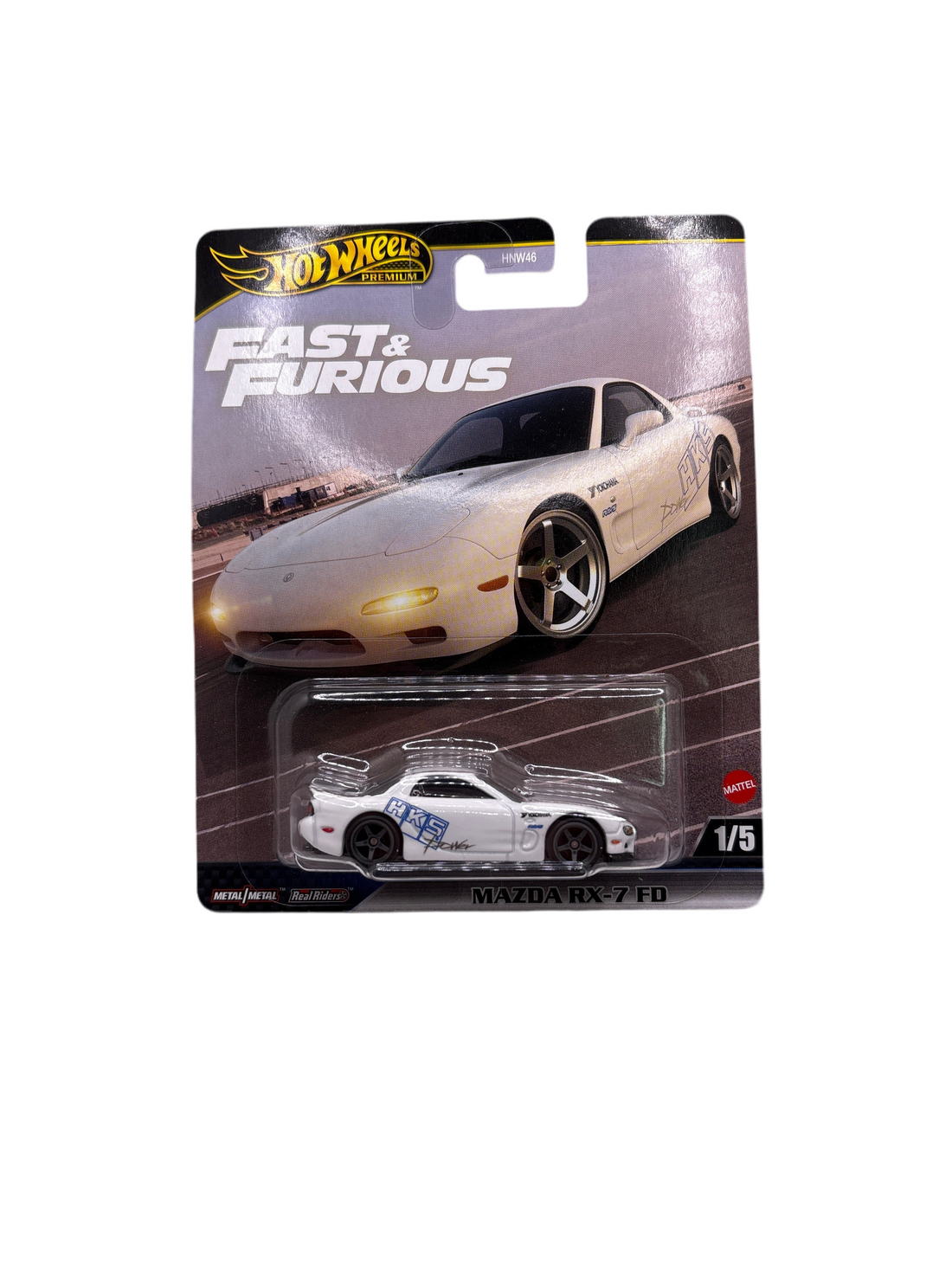 Hot Wheels Mazda RX-7 FD Diecast White