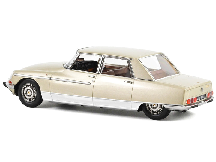 1969 Citroen DS 21 Lorraine Champagne Gold Metallic 1/18 Diecast Model Car by Norev-1