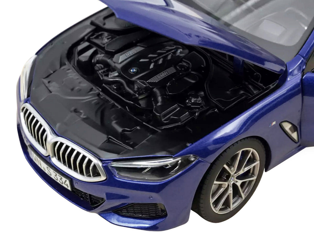 2018 BMW M850i Blue Metallic 1/18 Diecast Model Car by Norev-2