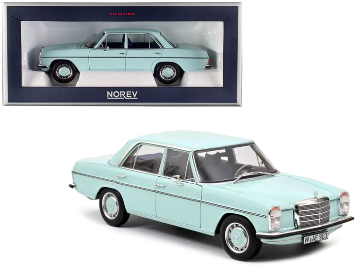 1968 Mercedes-Benz 200 Light Blue 1/18 Diecast Model Car by Norev-0