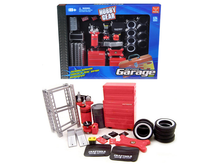 Repair Garage Accessories Tool Set for 1/24 Scale Models by Phoenix Toys-0