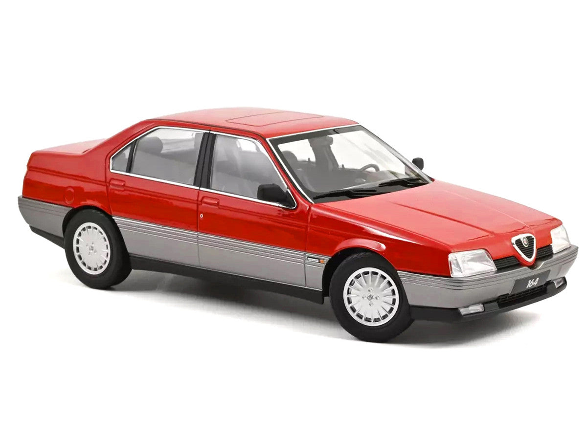 1991 Alfa Romeo 164 Red 1/18 Diecast Model Car by Norev-1