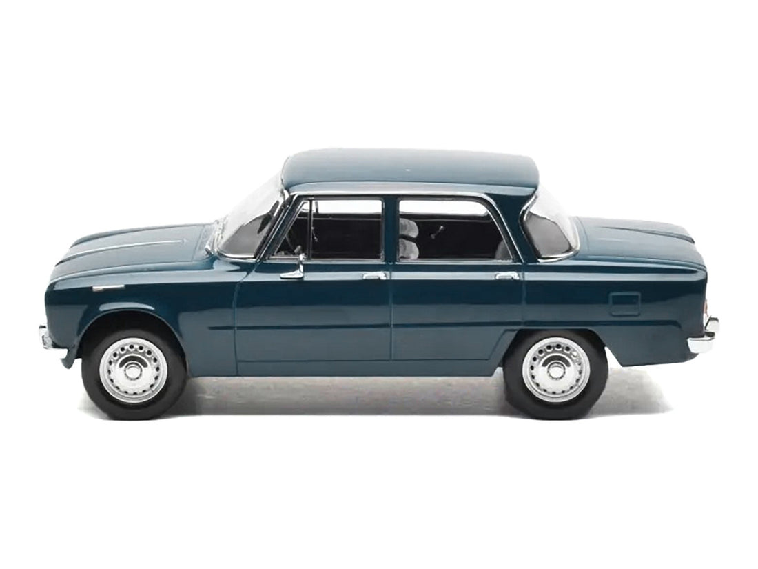 1964 Alfa Romeo Giulia ti Petrol Blue 1/18 Diecast Model Car by Norev-0