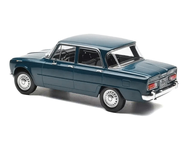 1964 Alfa Romeo Giulia ti Petrol Blue 1/18 Diecast Model Car by Norev-1