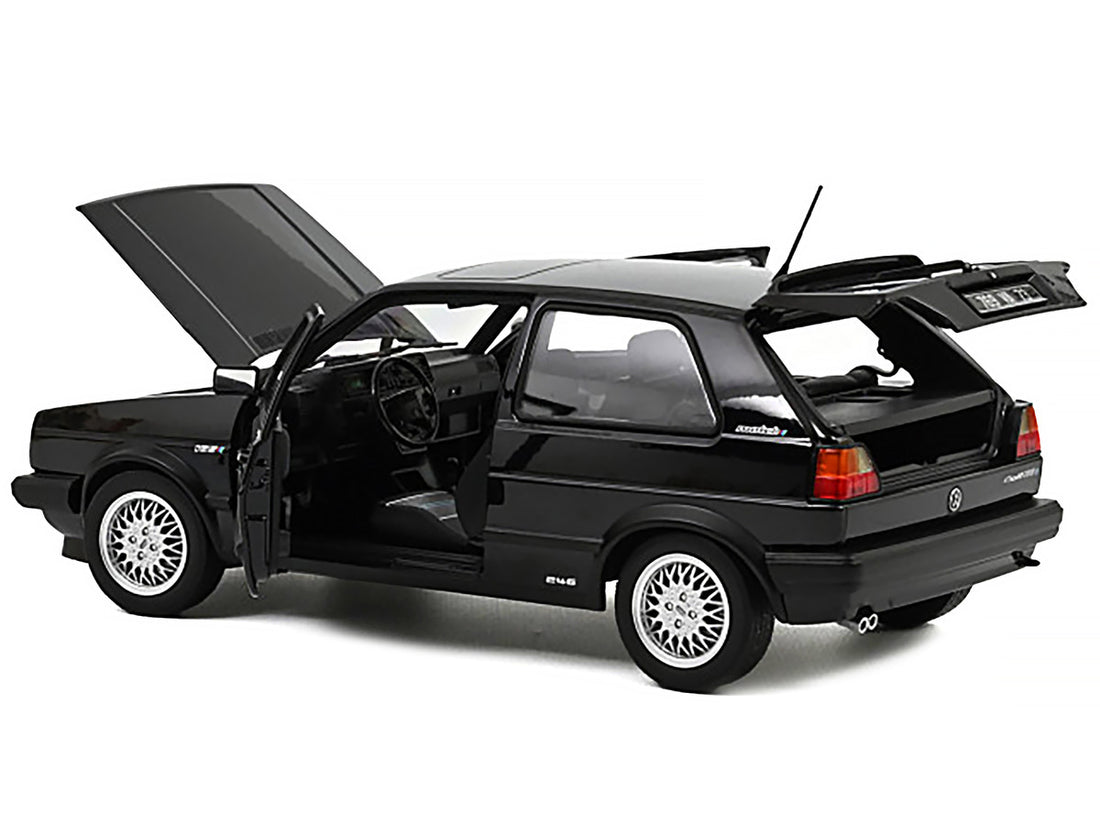 1989 Volkswagen Golf GTI Match Black Metallic 1/18 Diecast Model Car by Norev-1