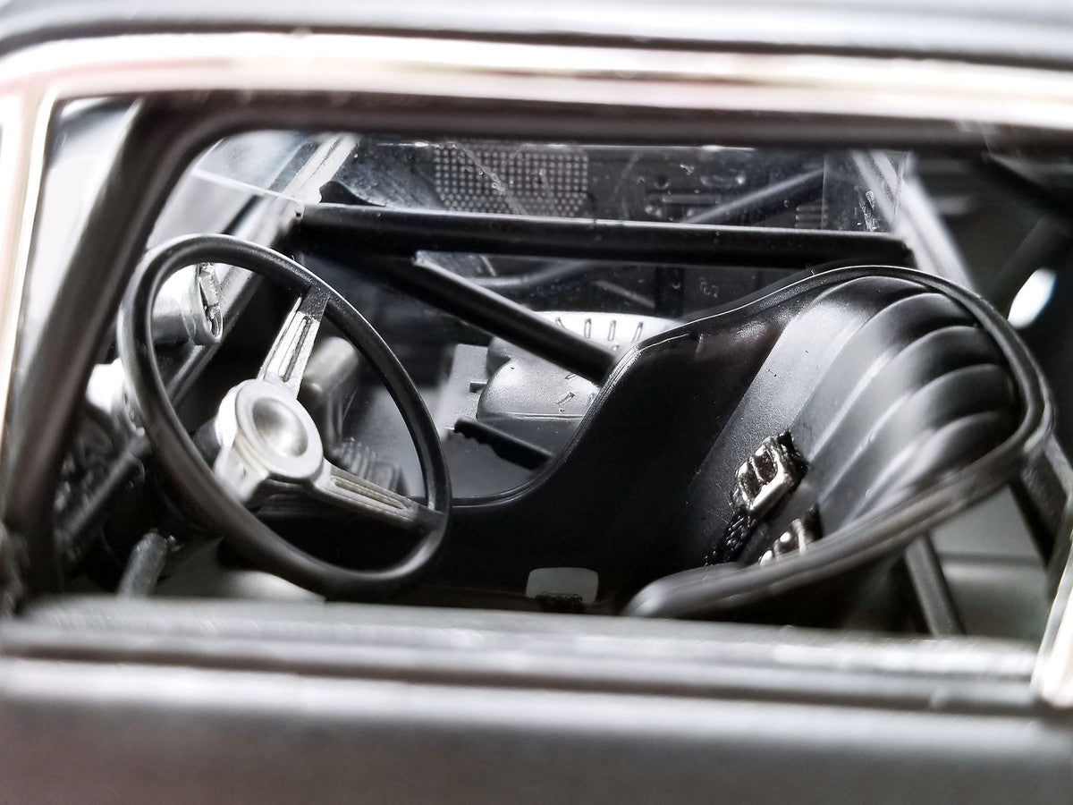 1971 Chevrolet Nova Matt Black "Death Proof" (2007) Movie Limited Edition to 792 pieces Worldwide 1/18 Diecast Model Car by GMP-1