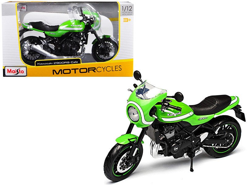 Kawasaki Z900RS Cafe Green 1/12 Diecast Motorcycle Model by Maisto-0