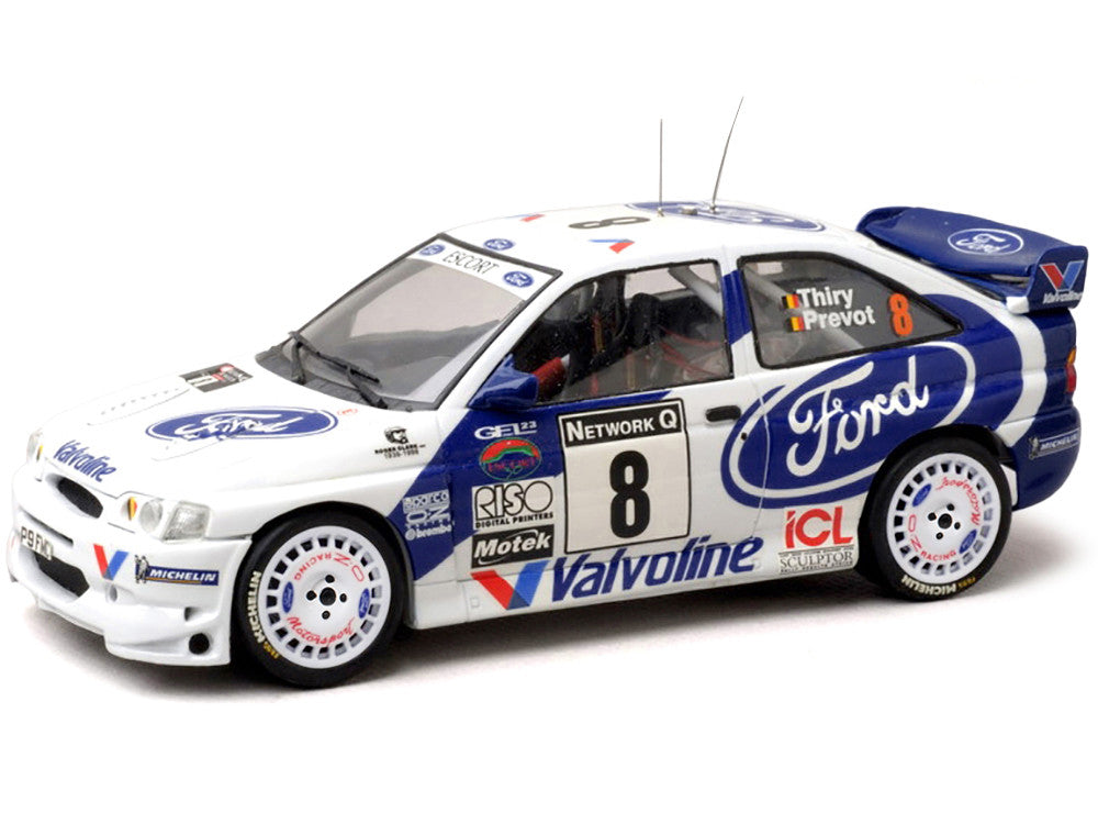 Ford Escort WRC #8 Bruno Thiry - Stephane Prevot 3rd Place "RAC Rally" (1998) 1/18 Diecast Model Car by IXO Models-1