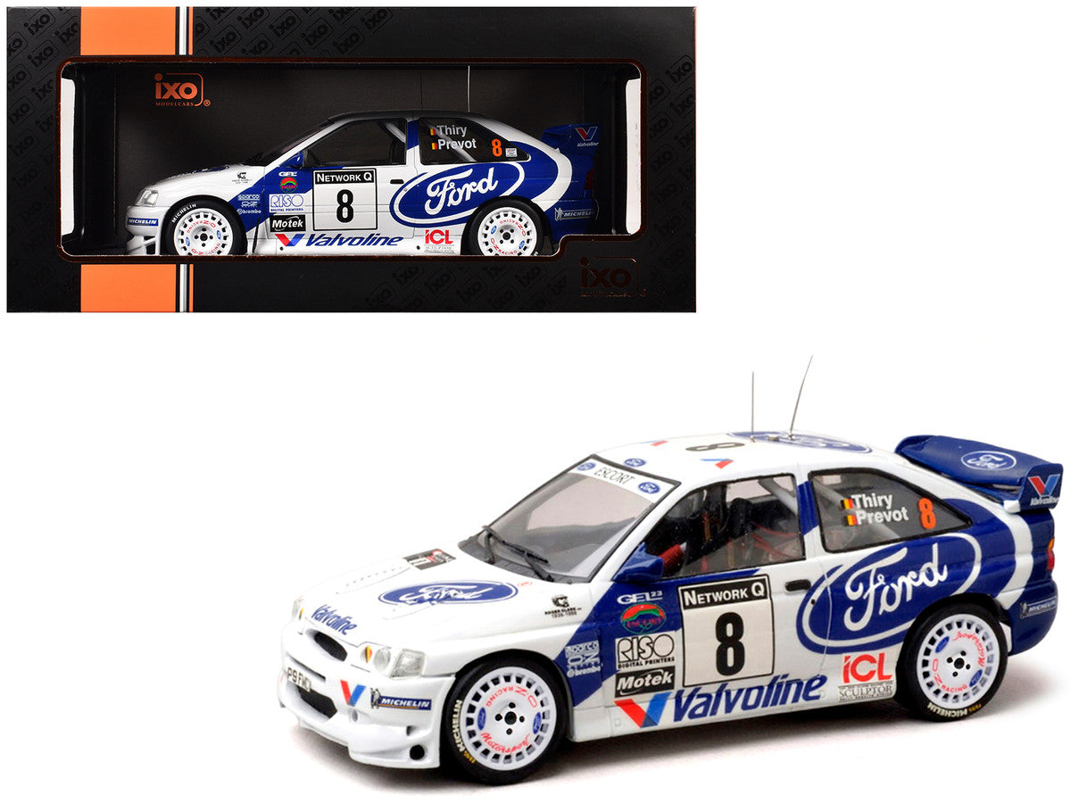 Ford Escort WRC #8 Bruno Thiry - Stephane Prevot 3rd Place "RAC Rally" (1998) 1/18 Diecast Model Car by IXO Models-2