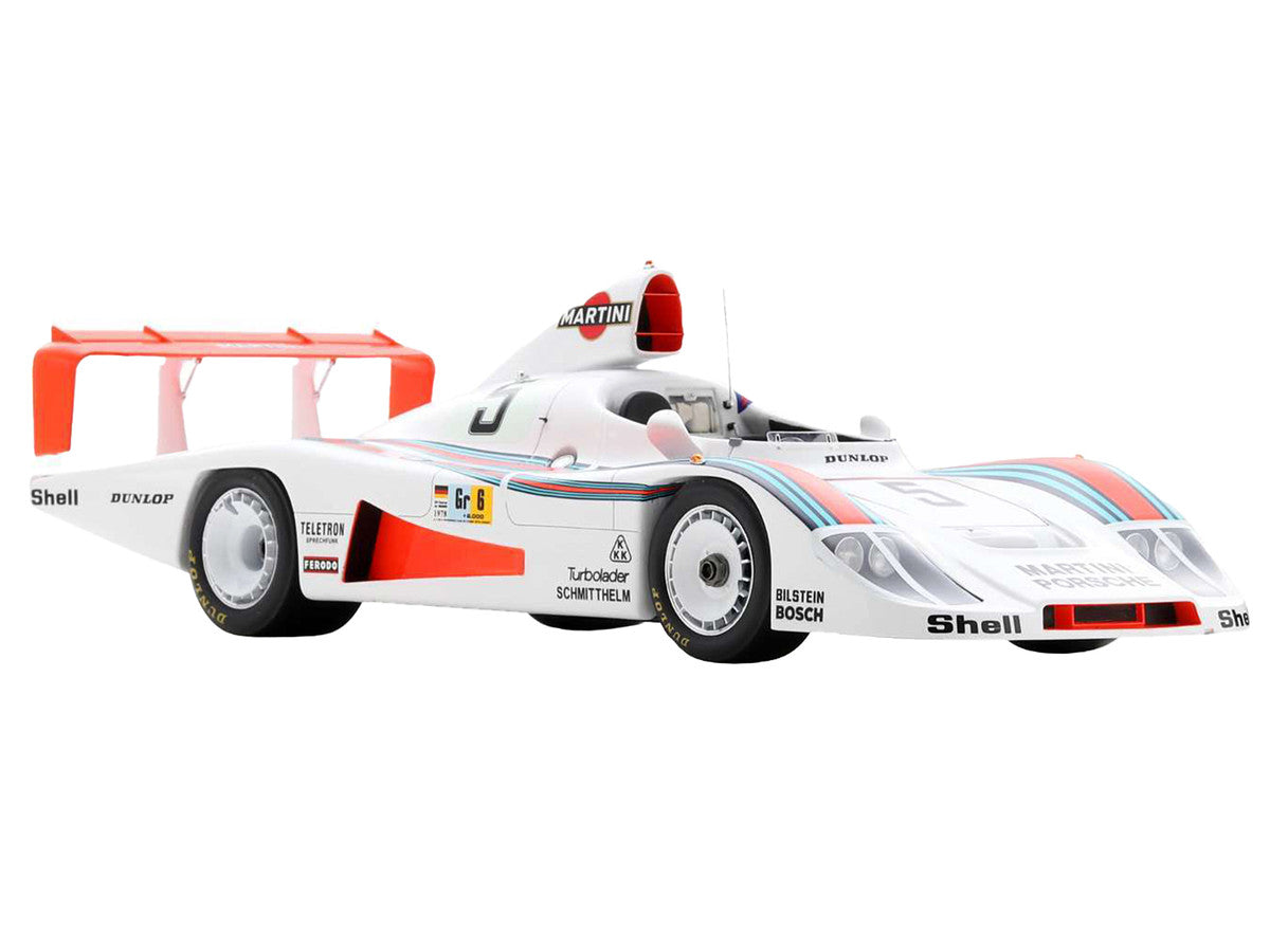 Porsche 936/78 #5 Jacky Ickx - Henri Pescarolo - Jochen Mass "Martini Racing Porsche System" "24 Hours of Le Mans" (1978) with Acrylic Display Case 1/18 Model Car by Spark-2